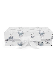 Bear print gift box