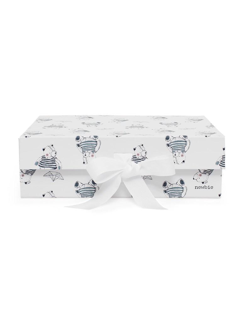 Bear print gift box
