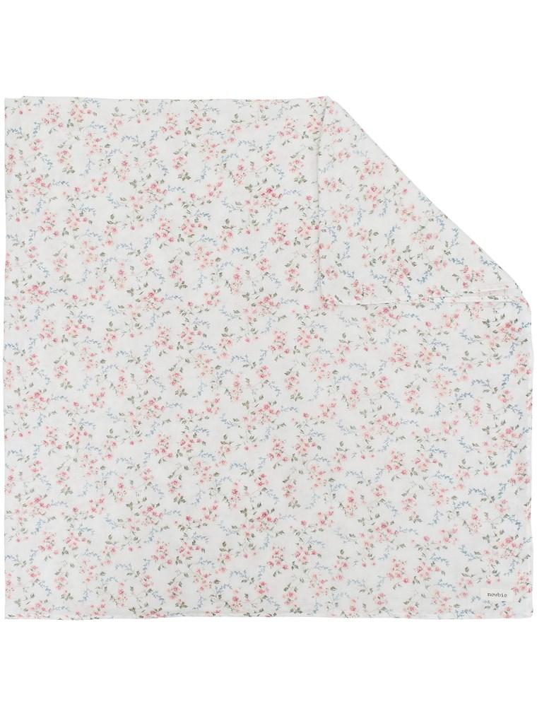 Blanket with floral print