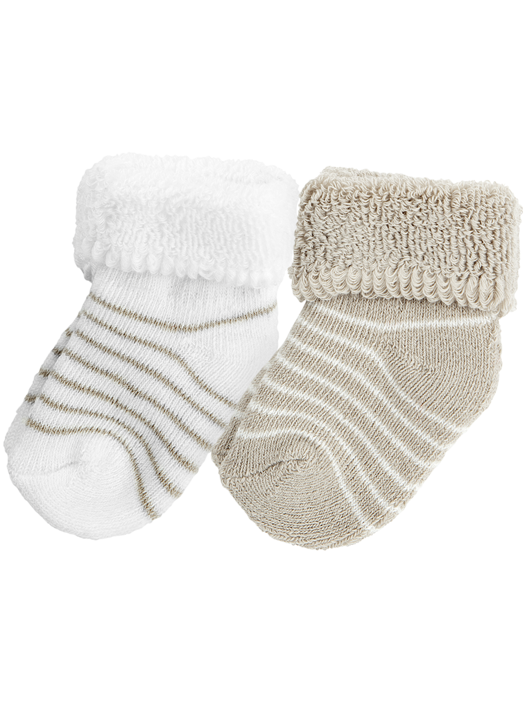 Baby socks with stripes