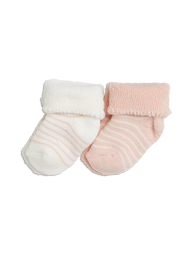 baby socks terry stripe print
