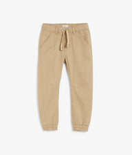 Trousers with drawstring waist