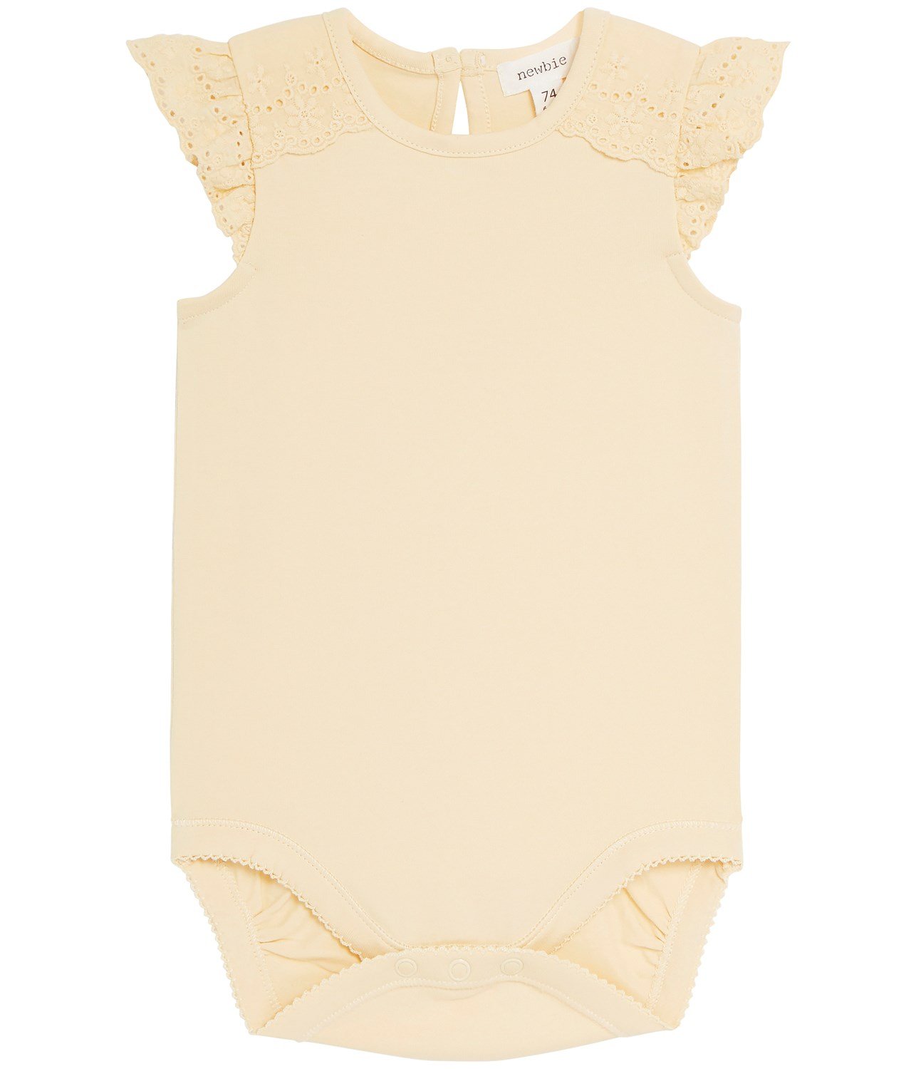 Sleeveless body with frills