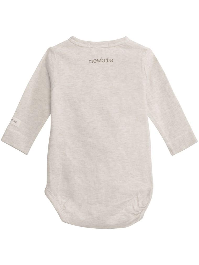 newbie baby Body organic cotton striped long sleeves