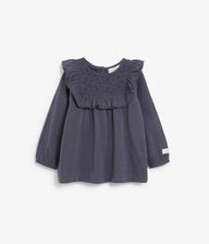 Baby top with frills