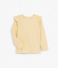 Kids top with lace ruffles