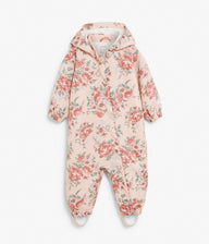 Baby floral print waterproof overall