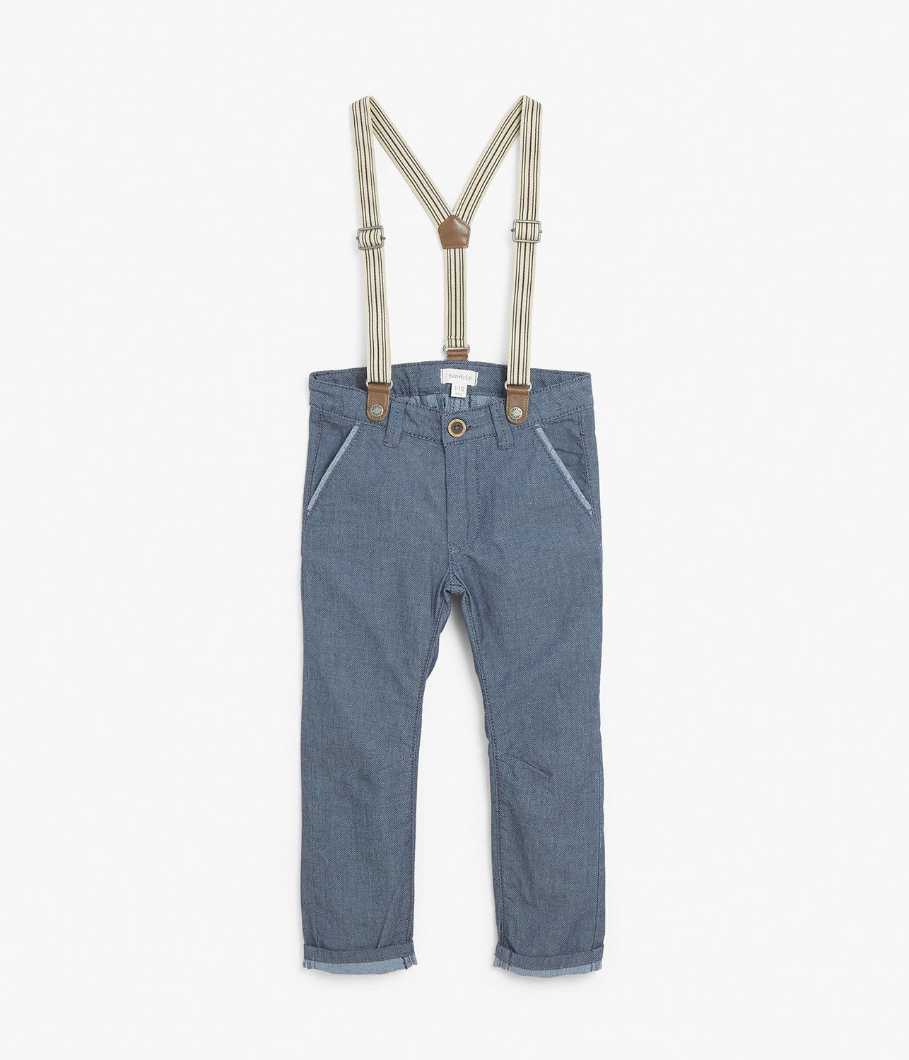 Kids trousers with braces