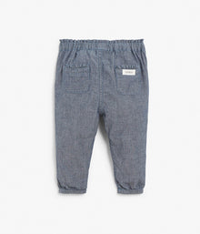 Baby trousers with ruffles