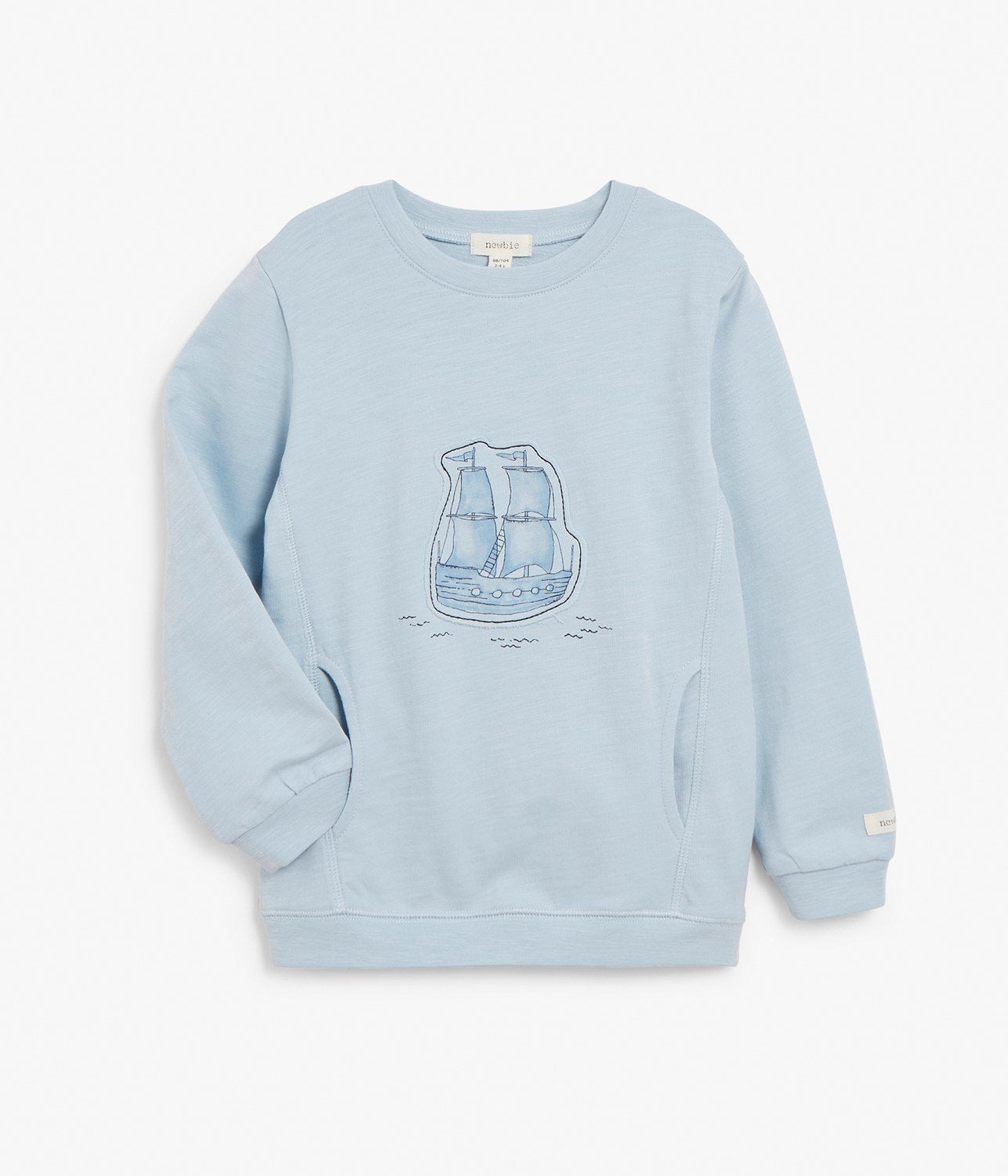 Kids jumper with ship print