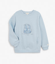 Kids jumper with ship print