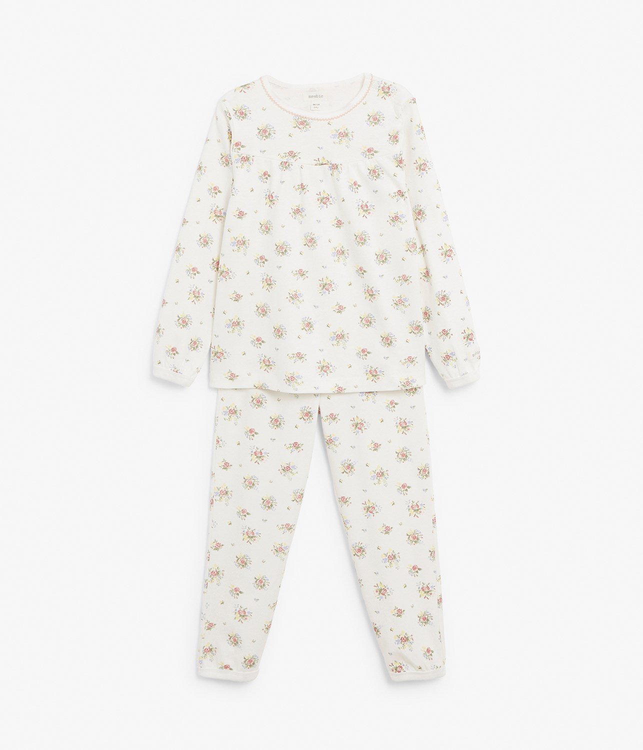 Kids floral print pyjamas