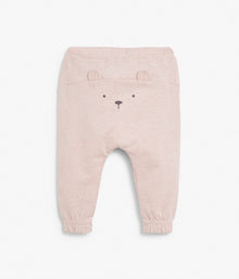 Baby sweatpants with teddy bear