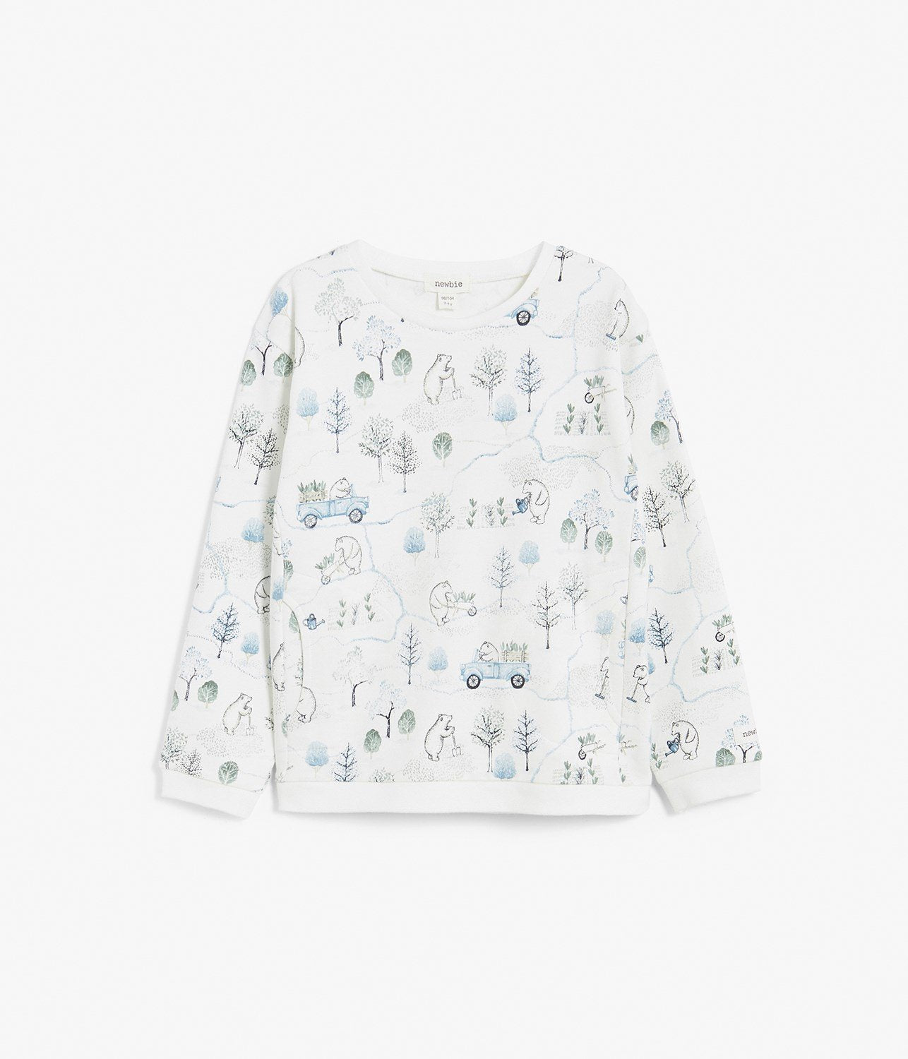 Kids jumper with animal print