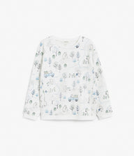 Kids jumper with animal print