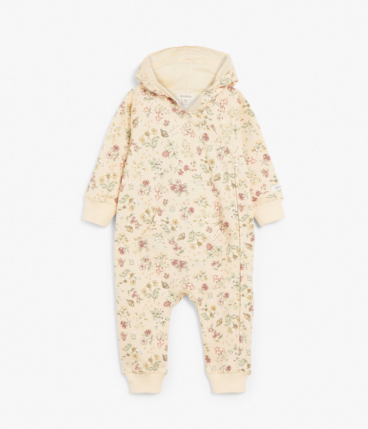 Baby floral print onesie