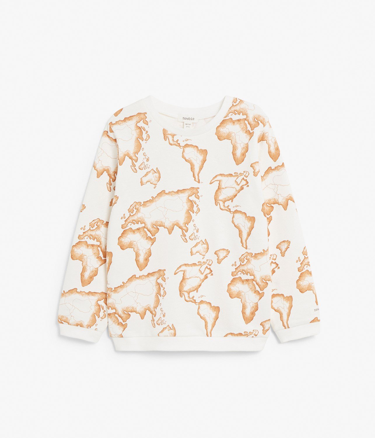 Kids jumper with map print