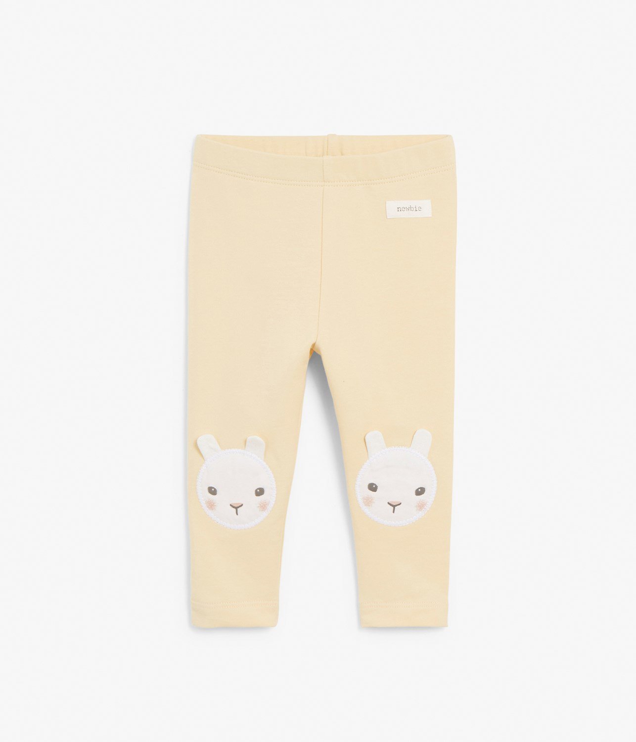 Baby leggings with bunny face