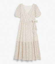Womens white & floral print dress