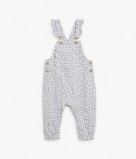 Baby floral print overalls