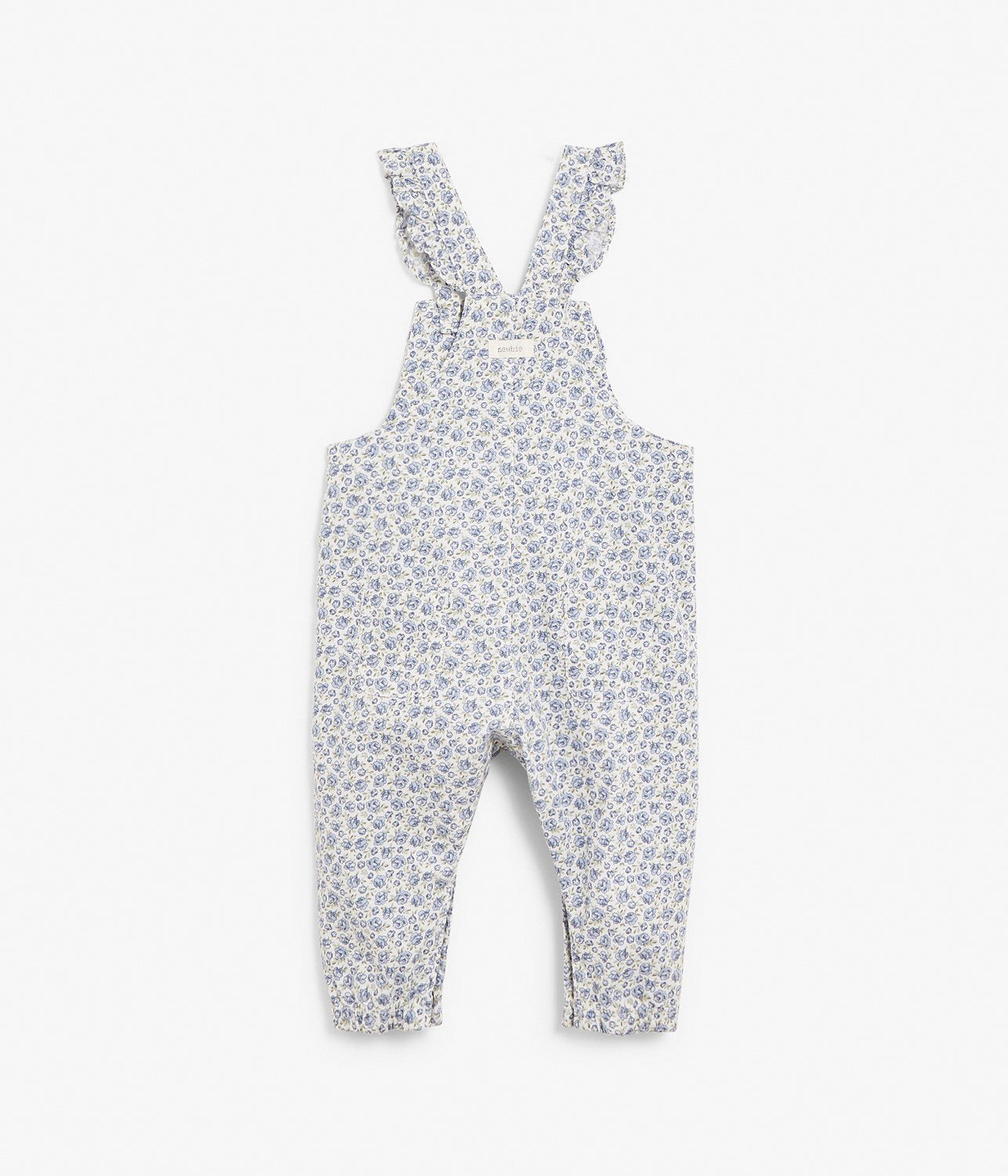 Baby floral print overalls