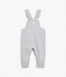 Baby floral print overalls