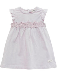 Baby dress with lace trim