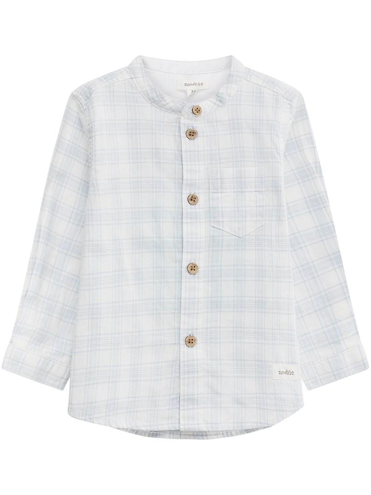 Baby shirt with check print
