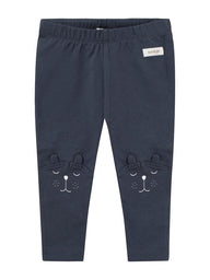 Baby leggings with knee patches
