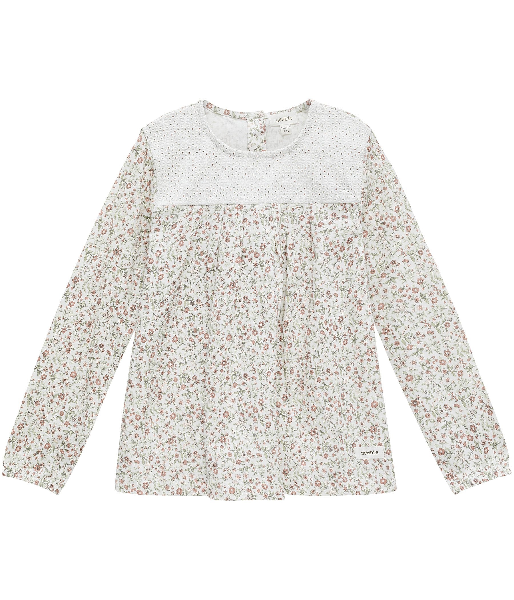 Top with floral print