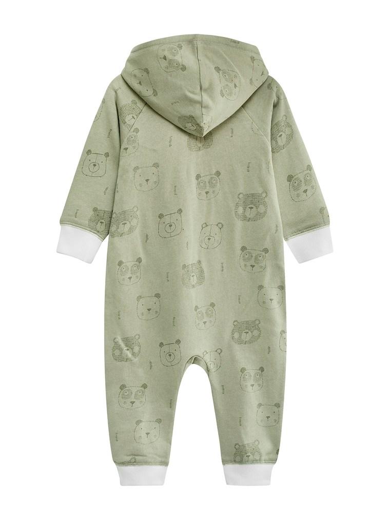 Onesie with bear print
