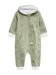 Onesie with bear print