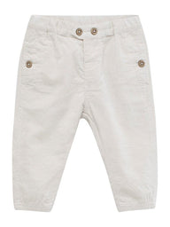 Baby trousers with buttons