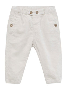 Baby trousers with buttons