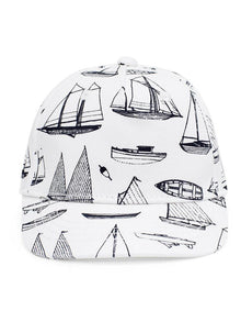 Boat print cap
