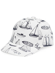 Boat print cap