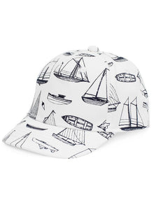 Boat print cap