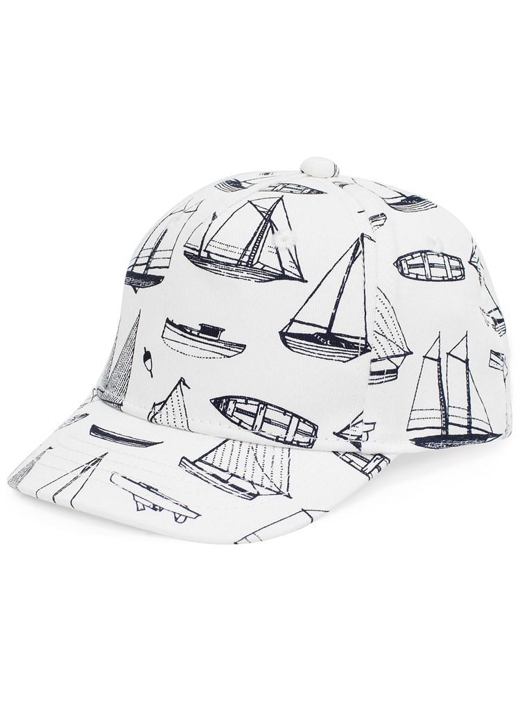 Boat print cap