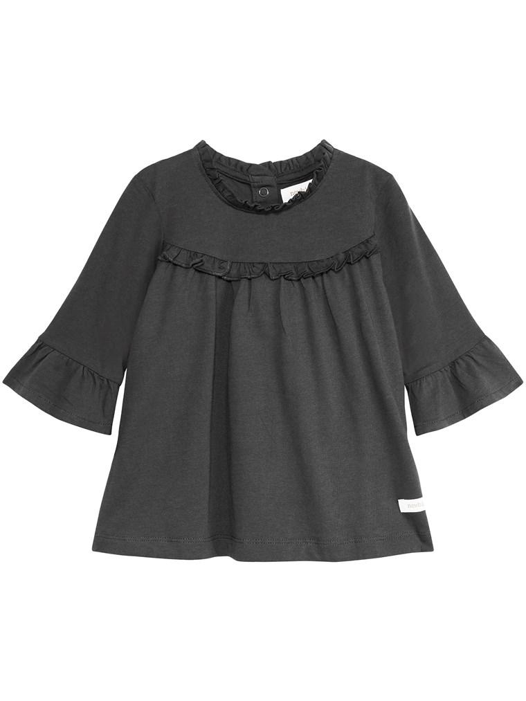 Top with ruffle sleeves